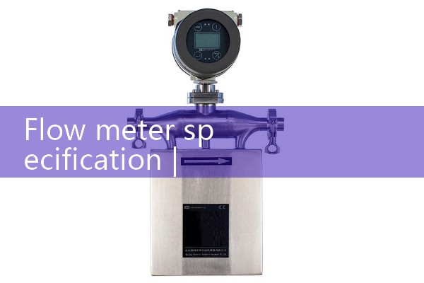 Flow meter specifications