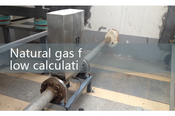 Natural gas flow calculation formula