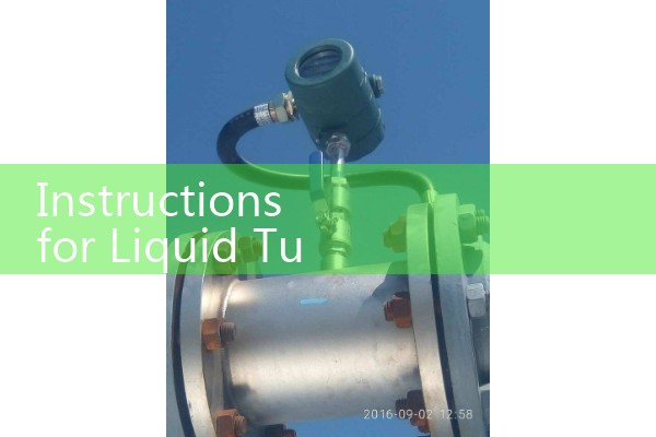 Instruction manual for liquid turbine flowmeter