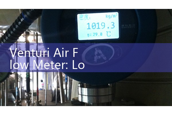 Venturi Air Flow Meter: Low Pressure Drop HVAC Duct Ventilation Senses
