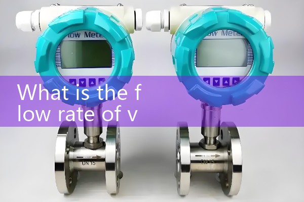 What is the flow rate of the vortex flowmeter