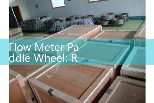 Flow Meter Paddle Wheel: Rotational Velocity Indicators for Low-Viscosity Liquids