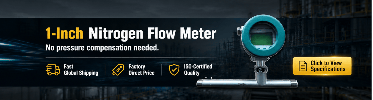 nitrogen flow meter 1 inch